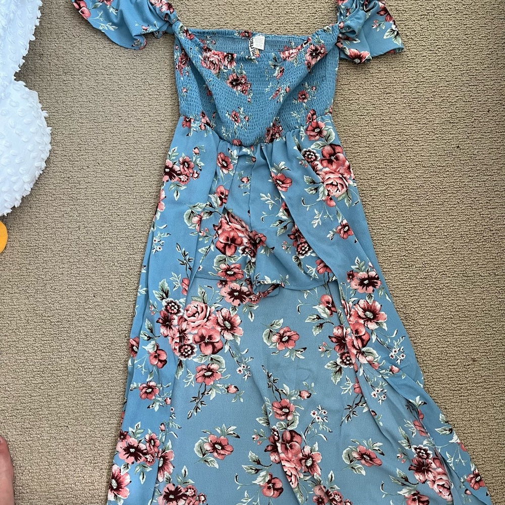 High low romper